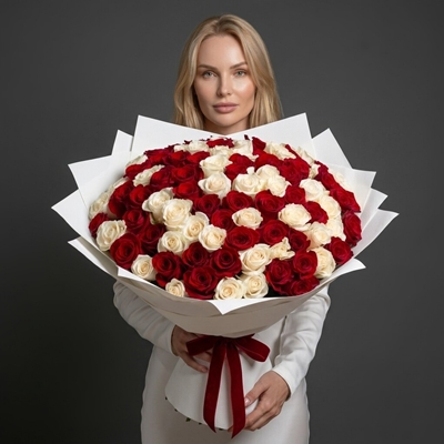 Send 101 roses to Russia