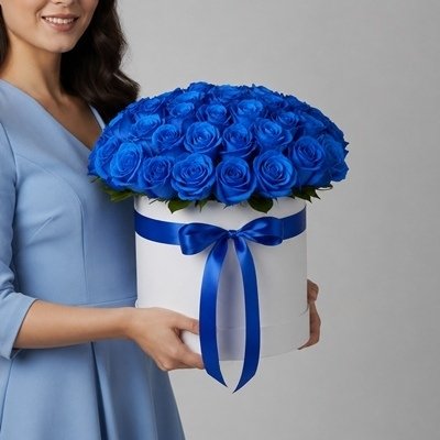 Roses in box delivery Moscow
