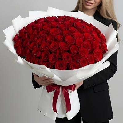 101 roses delivery to Moscow