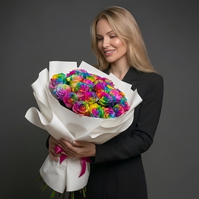 Send luxury roses to Russia
