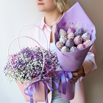 Send strawberry bouquets to Kazan