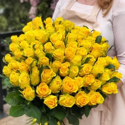 101 yellow roses Kazan