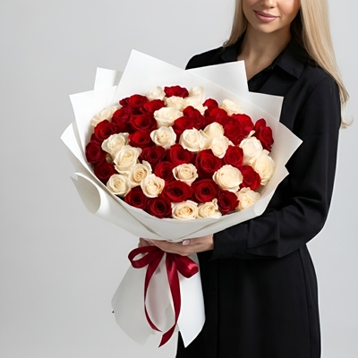 Send 51 roses to Moscow