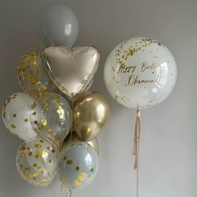 Birthday balloon delivery in Moscow