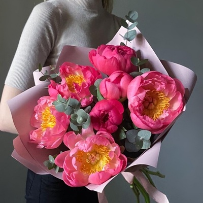 Red Peony Delivery Moscow